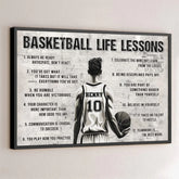 Play Hard. Win Big - Personalized Custom Horizontal Poster - Gift For Sport Lovers. Sport Players