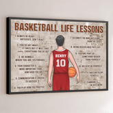 Chasing Hoops. Chasing Dreams - Personalized Custom Horizontal Poster - Gift For Sport Lovers. Sport Players