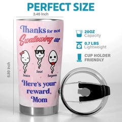 The Best Decision You Ever Made - Family Personalized Custom Tumbler - Mother's Day. Gift For Mom
