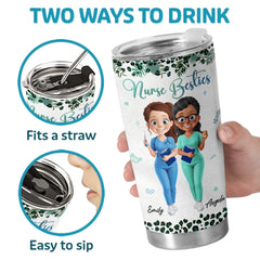 We Laugh. We Save Lives Together - Nurse Personalized Custom Tumbler - Appreciation. Thank You Gift. Nurse Life. Doctor Life