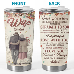 My Favourite Love Story Is Ours - Couple Personalized Custom Tumbler - Gift For Husband Wife. Anniversary