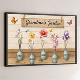 Rooted In Her Love - Family Personalized Custom Horizontal Poster - Mother's Day. Gift For Mom. Grandma