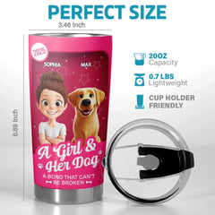 Custom Toy Box Tumbler - Personalized Birthday Gifts For Dog Lovers. Dog Dad And Mom - Paws And Coffee Vibes