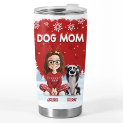 Custom Tumbler - Personalized Christmas Birthday Gifts For Dog Lovers. Dog Dad And Mom - Too Cool For Fetch