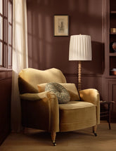 Fransen Linen Cotton Tufted Round Pillow