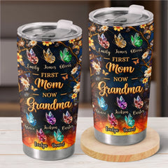 Custom Butterfly Tumbler - Personalized Mother's Day Birthday Gifts For Mom. Grandma - My Proudest Evolution