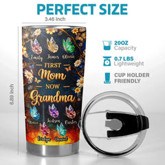 Custom Butterfly Tumbler - Personalized Mother's Day Birthday Gifts For Mom. Grandma - My Proudest Evolution
