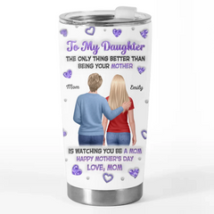 Custom 3D Inflated Effect Printed Tumbler - Personalized Mother's Day Birthday Gifts For Daughter - You Are My Greatest Echo