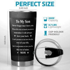 Custom Tumbler - Personalized Birthday Gifts For Son - You Gave My Life Meaning