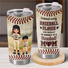 Custom Tumbler - Personalized Mother's Day Birthday Gifts For Baseball Mom. Grandma - Sunshine. Ballfields And Baseball Mom Life