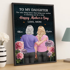 Custom Vertical Poster - Personalized Mother's Day Birthday Gifts For Daughter - Under The Stars. Still My Girl