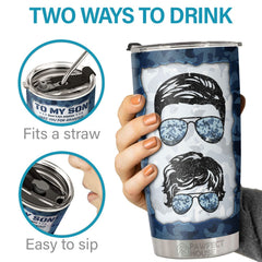 How Others See You Is Not Important. How You See Yourself Means Everything - Tumbler - To My Son. Gift For Son. Son Gift From Dad. Birthday Gift For Son