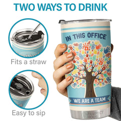Good Luck! Finding Better Coworkers Than Us! We'll Really Miss You! - Tumbler - Coworker. Office. Employee Appreciation. Farewell Gift. Work Friend. Colleagues Friendship