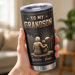 Custom Tumbler - Personalized Birthday Gifts For Grandson - My Greatest Blessing In Life