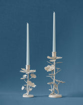 Floral Taper Holders (Set of 2)