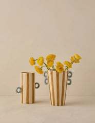 Bibbs Hand-Painted Vase