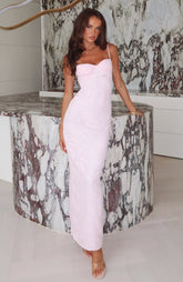 Poppy Dream Maxi Dress Baby Pink