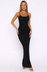 Late Night Love Maxi Dress Black