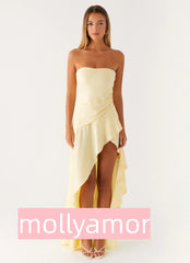 Bodie Maxi Dress - Pastel Yellow