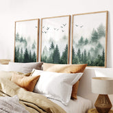 Above the Evergreens Set of 3 Prints