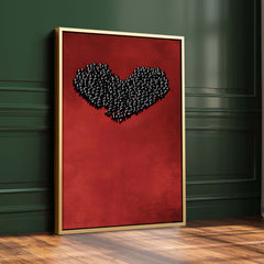 Blackbird Heart Print