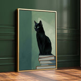 The Scholar's Cat Print