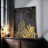 Golden Palm Print