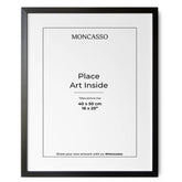 Black Fine Art Frame, 40 x 50 cm