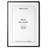 Black Fine Art Frame, 75 x 100 cm