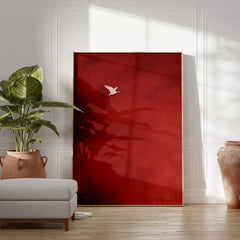 Crimson Ascent Print