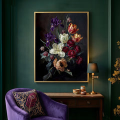 Iris Noir Print