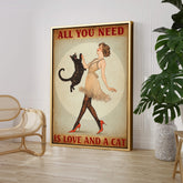 Love and A Cat Print