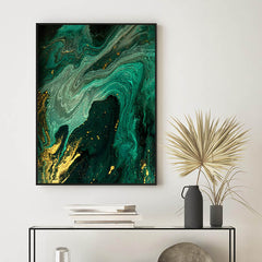 Emerald Marble No1 Print