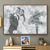 Custom Photo I Need You Because I Love You - Couple Personalized Custom Horizontal Poster - Gift For Husband Wife. Anniversary