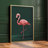 Pink Flamingo Print