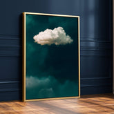 Teal Cloud No1 Print