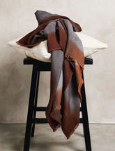 Simply Taupe Wool Throw by Studio Variously