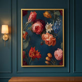 Indigo Bloom Print