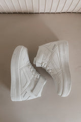 Cora High Top Sneakers in White