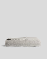 Classic Knit Alpaca Throw - FINAL SALE (Light Heather Grey)