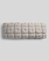 Cloud Linen Puff Lumbar Pillow Cover - FINAL SALE (Bone)