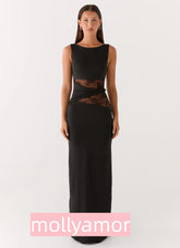 Karma Maxi Dress - Black