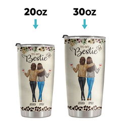 I Love That You're My Soul Sister - Bestie Personalized Custom Tumbler - Gift For Best Friends. BFF. Sisters