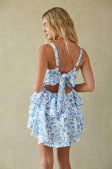 Jill Tiered Ruffle Romper Dress