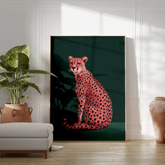 Pink Cheetah No2 Print