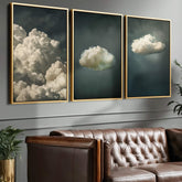 Vintage Clouds Set of 3 Prints