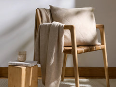 Basketweave Merino Throw - FINAL SALE (Natural)