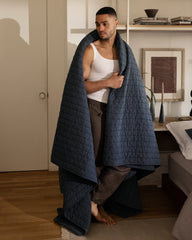Garment Dyed Channel Quilt - FINAL SALE (Dusk)