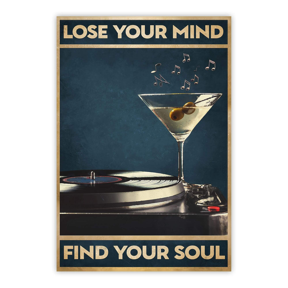 Blue Soul Print
