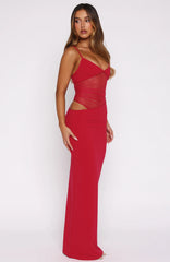 Call Me Up Maxi Dress Berry